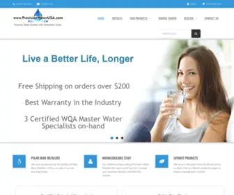 Precisionwaterusa.com(Stay Healthy At Home Sale) Screenshot