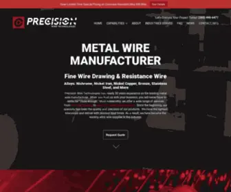 Precisionwiretech.com(Precision Wire Technologies) Screenshot