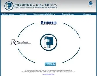 Precitoolmx.com(Precitool SA de CV) Screenshot