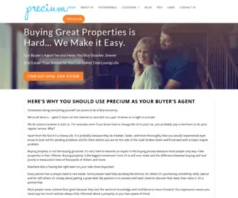 Precium.com.au(Buyers Agent Wollongong) Screenshot