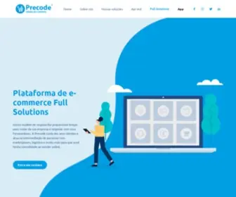 Precode.com.br(Precode soluções em e) Screenshot