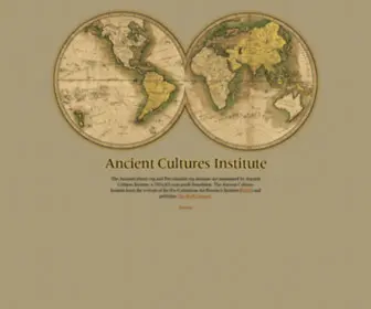 Precolumbia.org(Ancient Cultures Institute) Screenshot