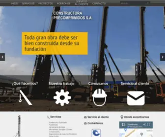 Precomprimidos.com.co(Constructora) Screenshot