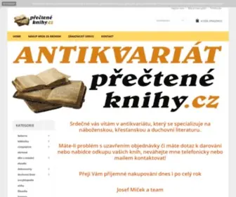 Prectene-Knihy.cz(Úvodní stránka) Screenshot