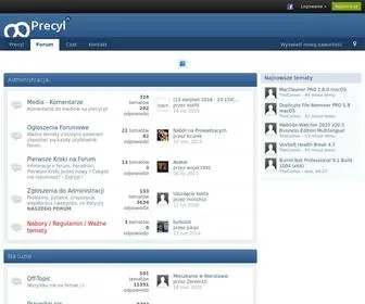 Precyl.com(Forum Wielotematyczne) Screenshot