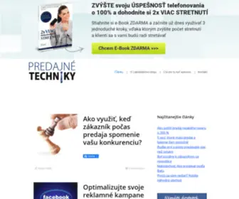PredajNetechniky.sk(Predajné techniky) Screenshot