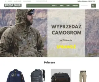 Predathor.pl(Militaria Predathor) Screenshot
