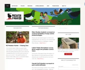 Predatorfreenz.org(Predator Free NZ Trust) Screenshot