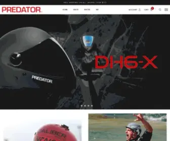 Predatorhelmets.com(Predator Helmets) Screenshot