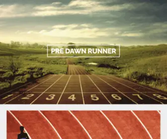 Predawnrunner.com(Pre Dawn Runner) Screenshot