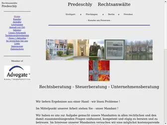 Predeschly-Rechtsanwaelte.de(Predeschly Rechtsanwaelte) Screenshot