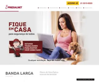 Predialnet.com.br(Provedor de Internet Banda Larga) Screenshot