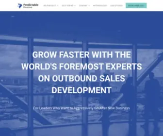 Predictablerevenue.com(The Sales Development Experts) Screenshot