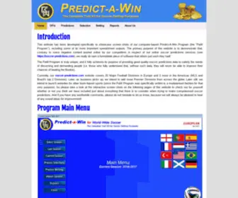 Predictawin.com(Introduction Predict) Screenshot