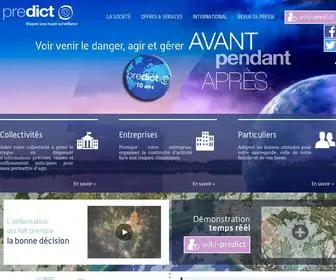 Predictservices.com(Predict institutionnel) Screenshot