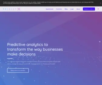 Predictx.com(Predictive analytics to accelerate growth. PredictX) Screenshot