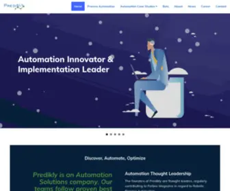 Predikly.com(Robotic Process Automation) Screenshot