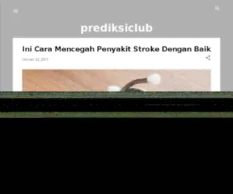 Prediksiclub.com(PREDIKSI BOLA HARI INI) Screenshot