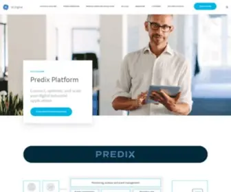 Predix.com(Industrial Cloud Based Platform (PaaS)) Screenshot