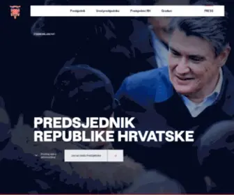 Predsjednik.hr(Predsjednik Republike Hrvatske) Screenshot