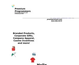 Preempro.com(Promotional items) Screenshot