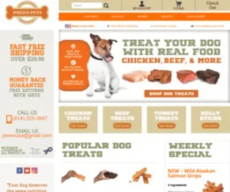 Preenpets.com(All Natural Dog Treats) Screenshot