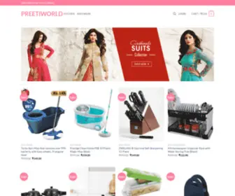 PreetiWorld.in(Home page) Screenshot