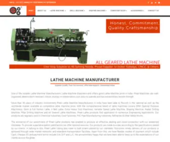 Preetlathe.com(Lathe Machine Manufacturers) Screenshot