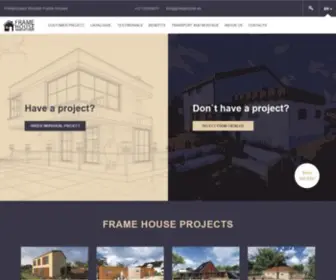 Prefabhome.eu(Highest Quality Prefabricated Wooden Frame Houses) Screenshot