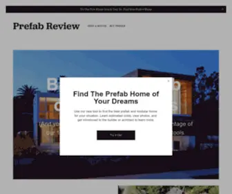 Prefabreview.com(Prefab Review) Screenshot