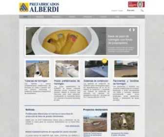 Prefabricadosalberdi.com(Prefabricados de hormigon Alberdi) Screenshot