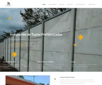 Prefabricadosdelpacifico.com(Casas y Tapias Prefabricadas Costa Rica) Screenshot