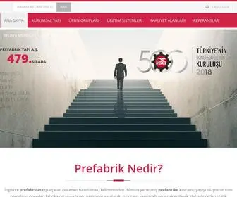 Prefabrikyapi.com(Prefabrik Yapı A.Ş) Screenshot