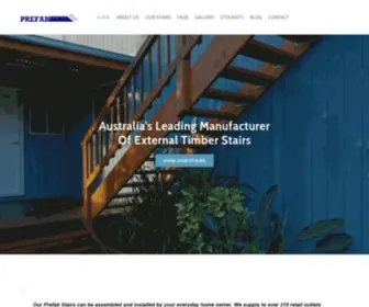 Prefabstairs.com.au(PREFAB STAIRS) Screenshot