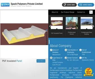 Prefabstructures.co.in(Epack Polymers Private Limited) Screenshot