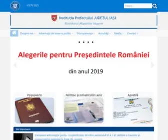 Prefecturaiasi.ro(Guvernul Romaniei) Screenshot