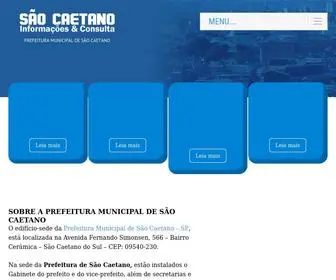 Prefeituradesaocaetano.com.br(Prefeitura Municipal de São Caetano) Screenshot