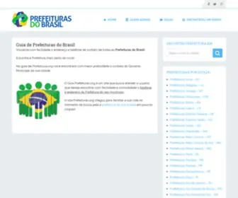 Prefeituras.org(Prefeituras do Brasil) Screenshot