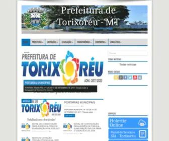 Prefeituratorixoreu.com.br(Prefeituratorixoreu) Screenshot