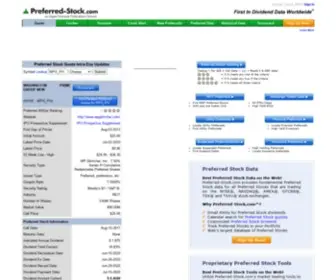 Preferred-Stock.com(Preferred Stock) Screenshot