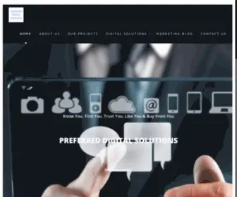 Preferreddigitalsolutions.com(Our digital marketing company) Screenshot