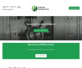 Preferredfundinggroup.com(Preferred Funding Group) Screenshot