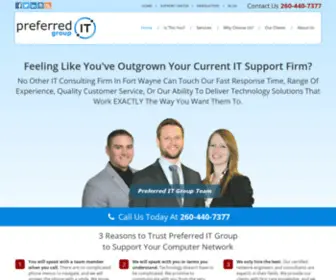 Preferreditgroup.com(Preferred IT Group) Screenshot