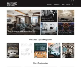 Preferredpublishing.ca(Real Estate Magazines) Screenshot