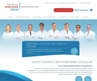 Preferredvasculargroup.com(A PMG Company) Screenshot