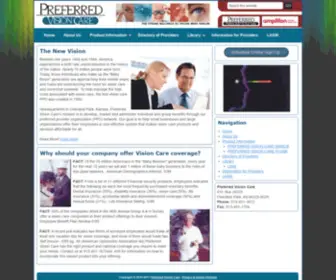 Preferredvisioncare.com(Preferred Vision Care) Screenshot