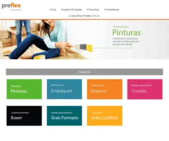Preflex.com.co(Inicio) Screenshot