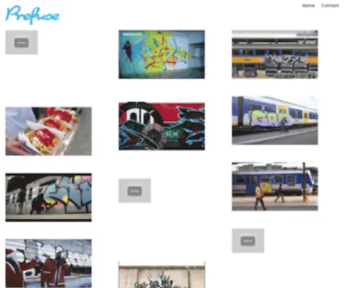 Prefuse.net(Independent graffiti and street art blog) Screenshot
