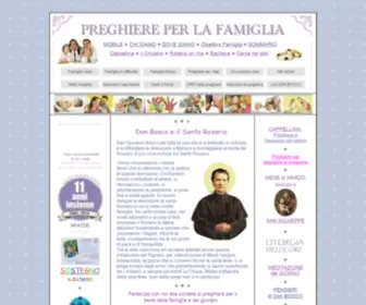 Preghiereperlafamiglia.it(Una completa raccolta di preghiere per la famiglia) Screenshot