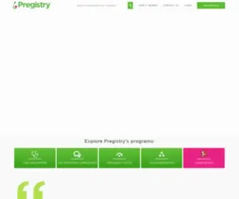 Pregistry.com(Pregistry) Screenshot